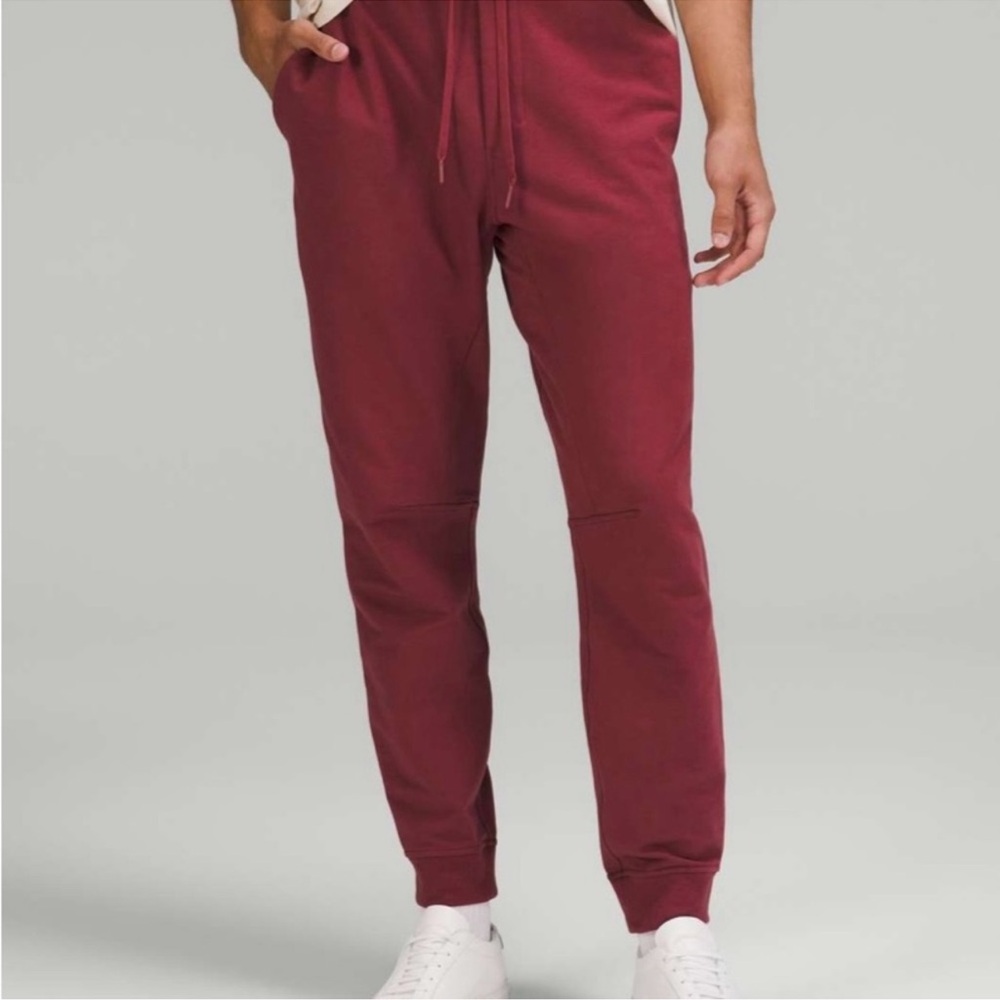 lululemon athletica Men's City Sweat Burgundy Joggers